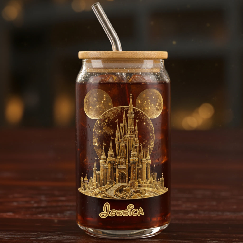 Magical Castle - Personalized Mouse Can Glass