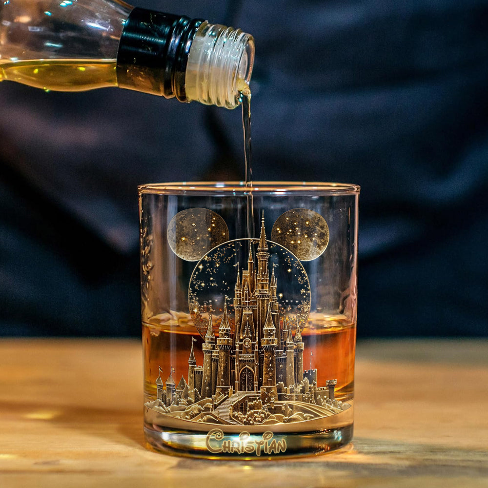 Magical Castle - Personalized Mouse Whiskey Decanter Set