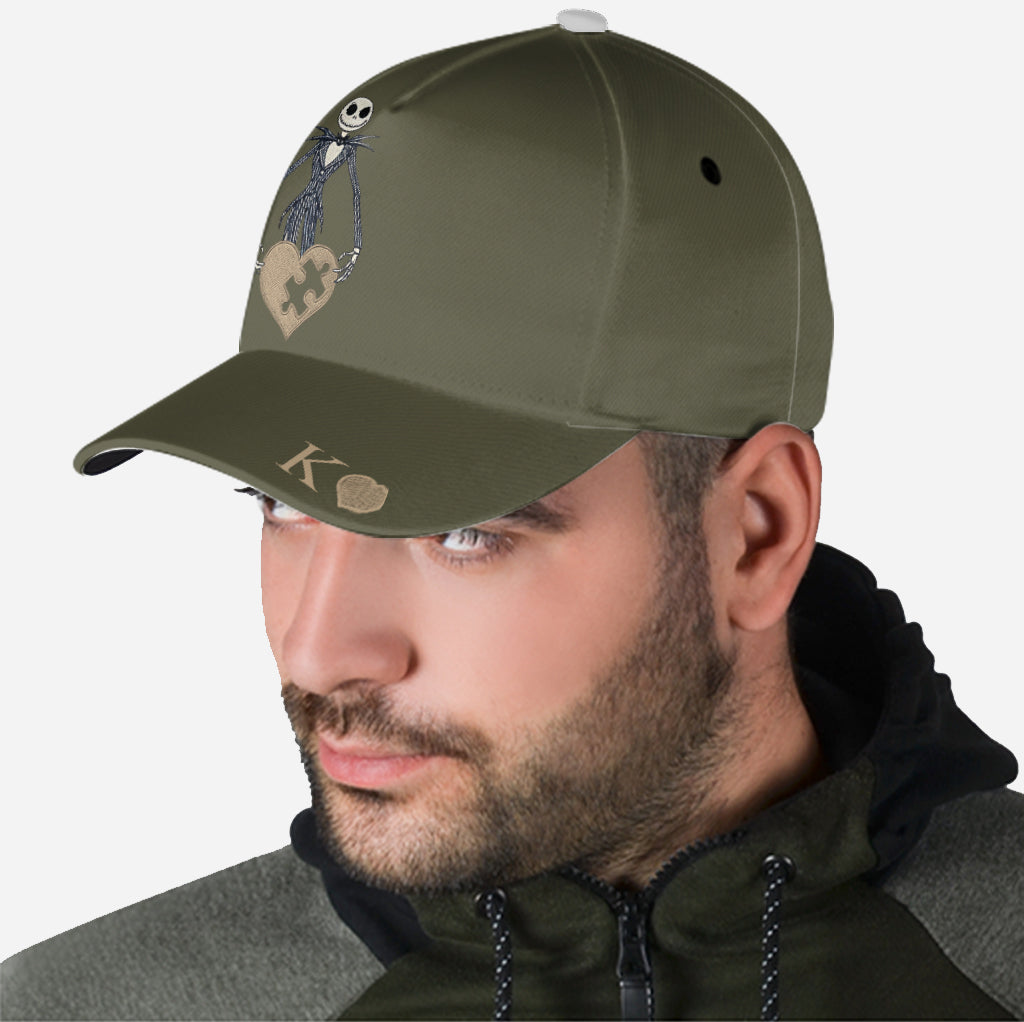 You're Missing Piece Matching Cap Nightmare Couple - Personalized Nightmare Classic Cap