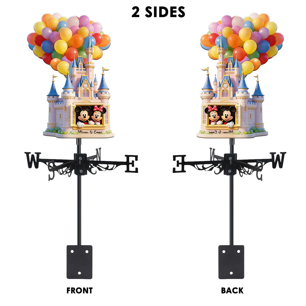 Magical Castle - Personalized Dream Trip Weather Vane