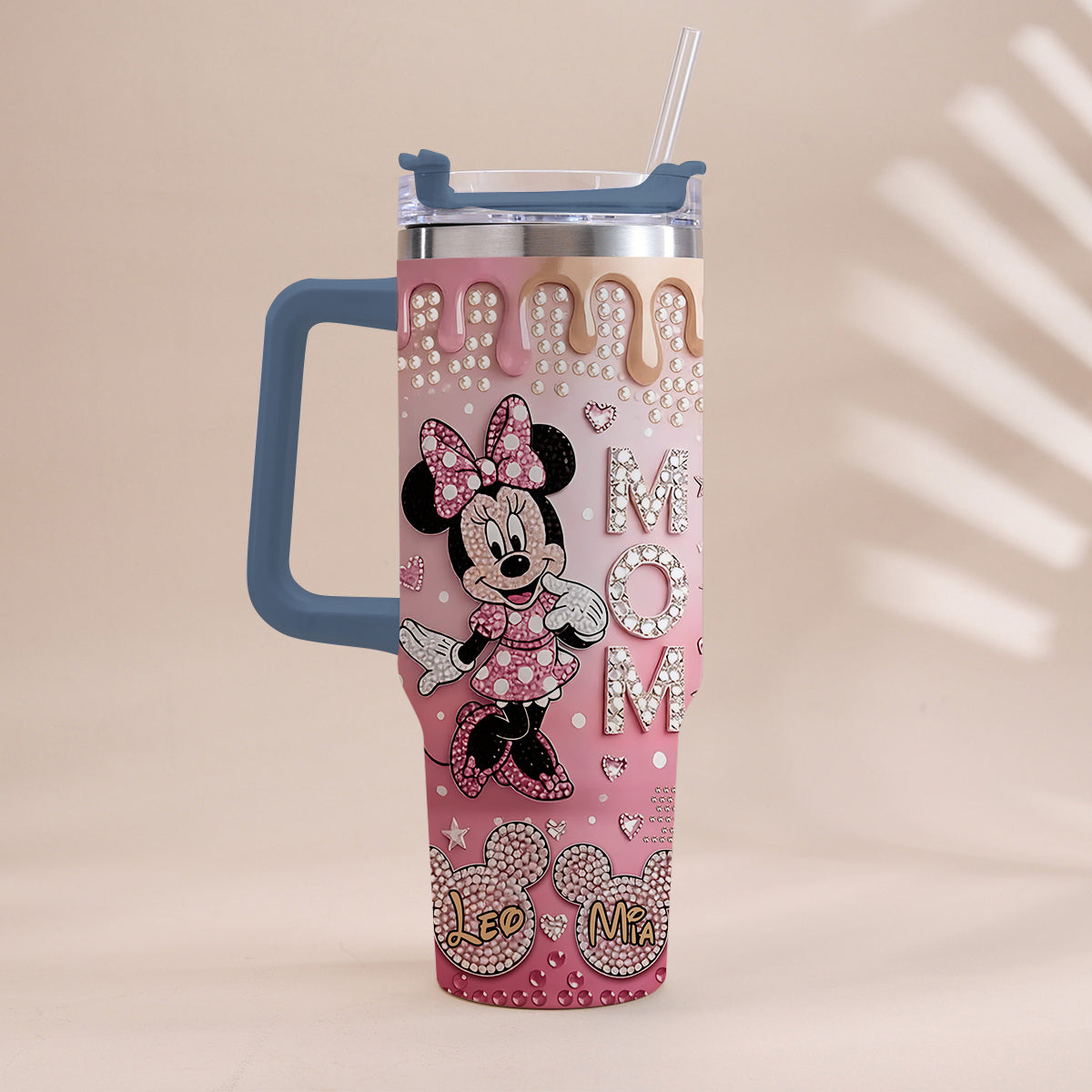 Mouse Mama - Personalized Mouse Tumbler With Handle