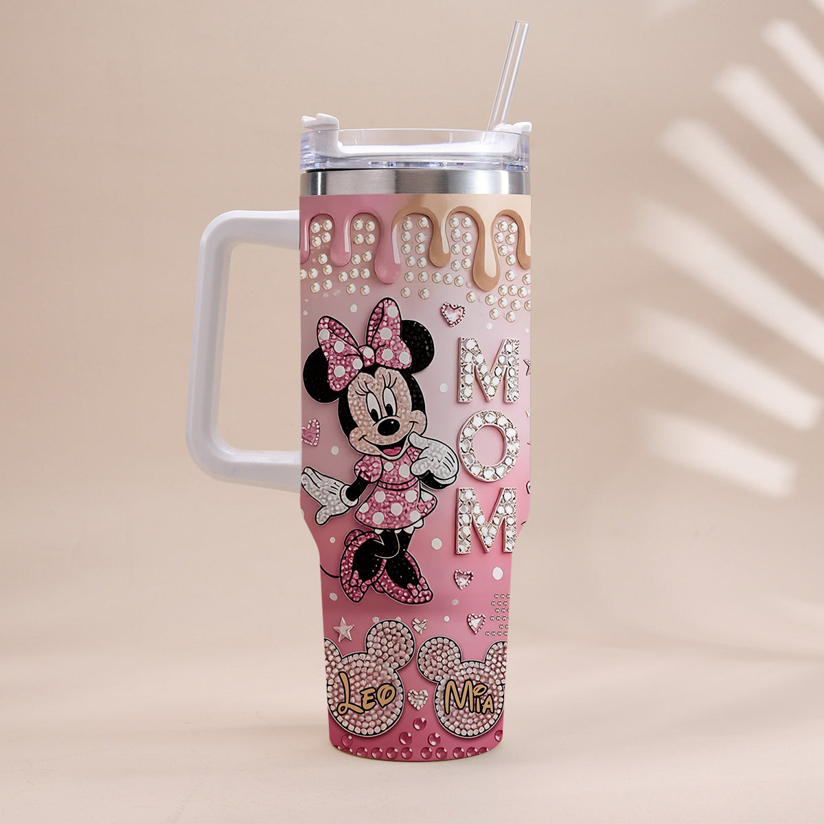 Mouse Mama - Personalized Mouse Tumbler With Handle
