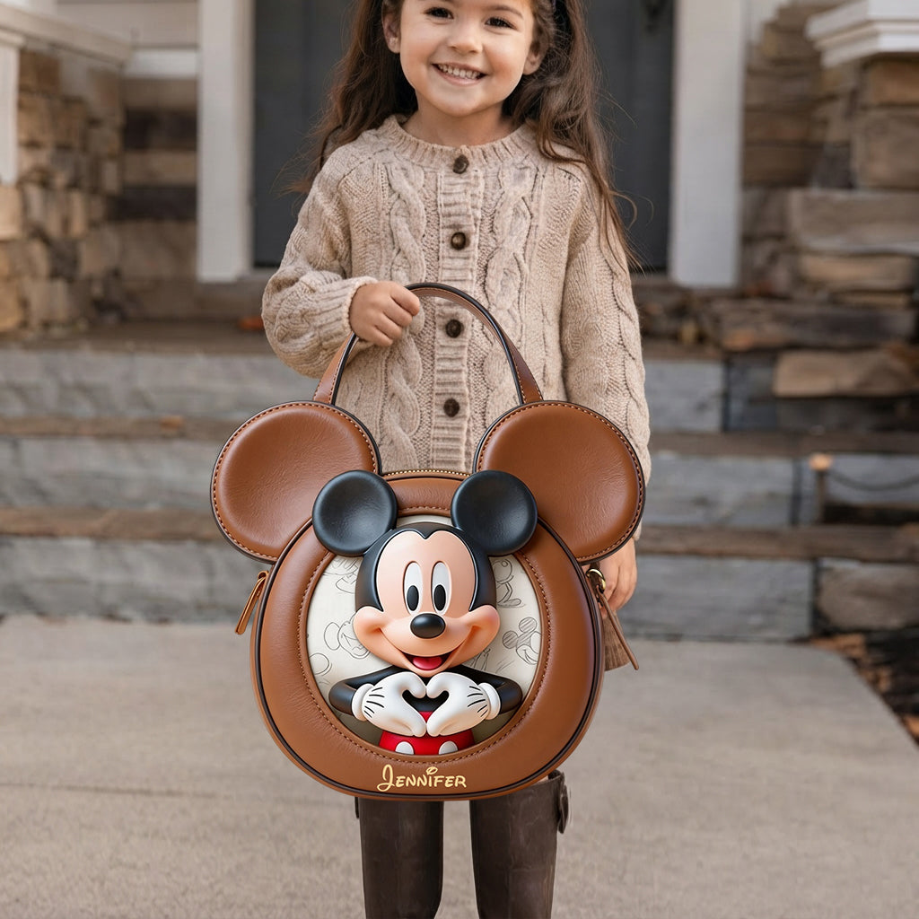 Magical Friend Accessory - Personalized Mouse Custom Shape Tote Bag