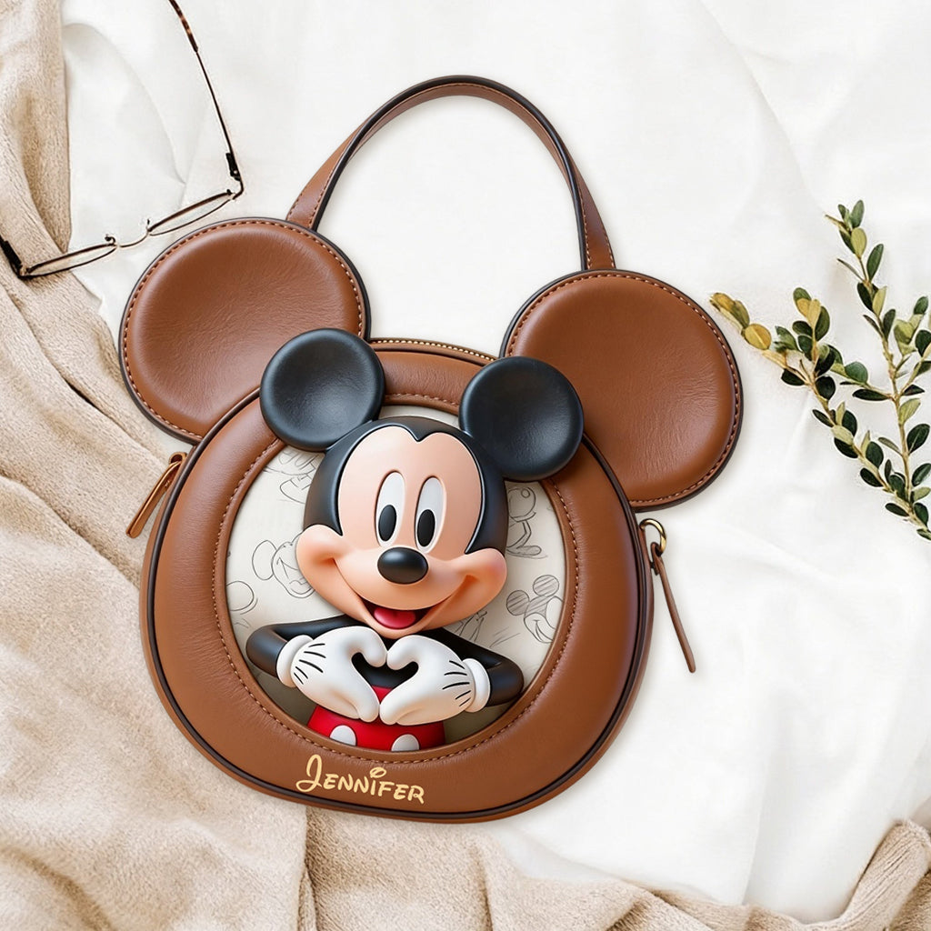 Magical Friend Accessory - Personalized Mouse Custom Shape Tote Bag