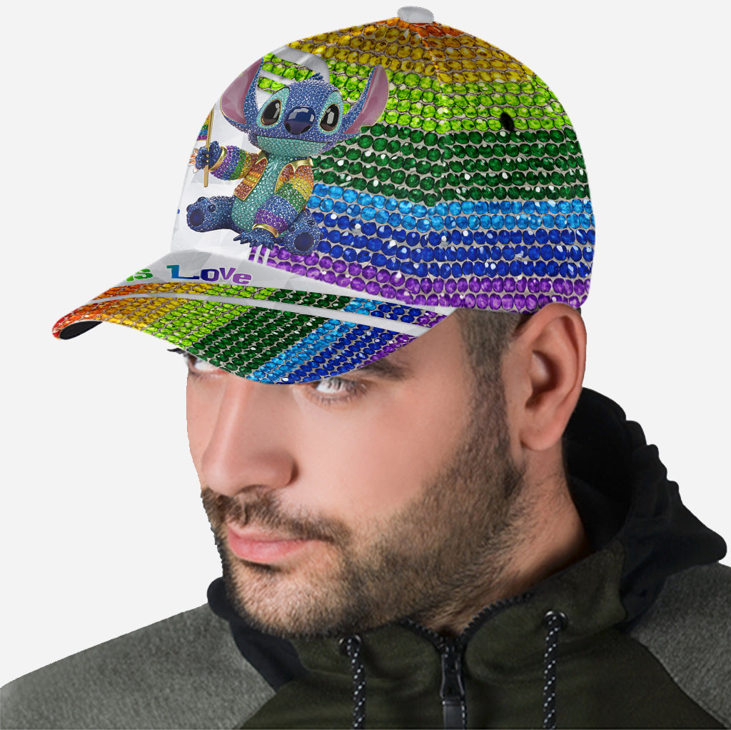 LGBT Flag - Personalized Ohana Classic Cap
