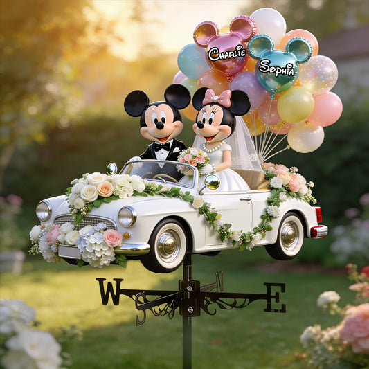You & Me We Got This - Personalized Mouse Weather Vane