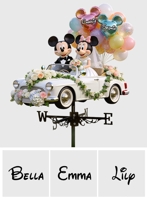 You & Me We Got This - Personalized Mouse Weather Vane