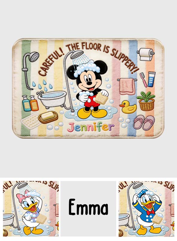 Becarefull - Personalized Mouse Non-Slip Tufted Rug