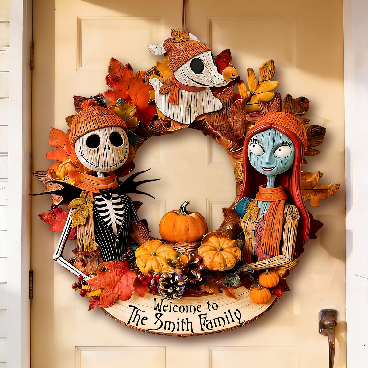 The Nightmare Christmas Fans Gift - Personalized Nightmare Custom Shaped Wood Sign