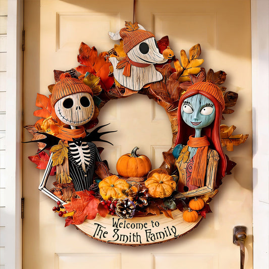 The Nightmare Christmas Fans Gift - Personalized Nightmare Custom Shaped Wood Sign