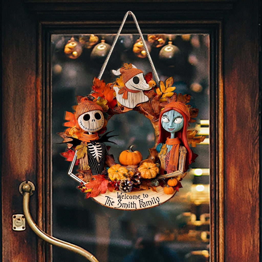 The Nightmare Christmas Fans Gift - Personalized Nightmare Custom Shaped Wood Sign