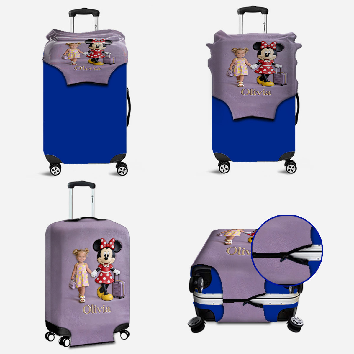 Magical Travel Buddy - Personalized Mouse Luggage Cover