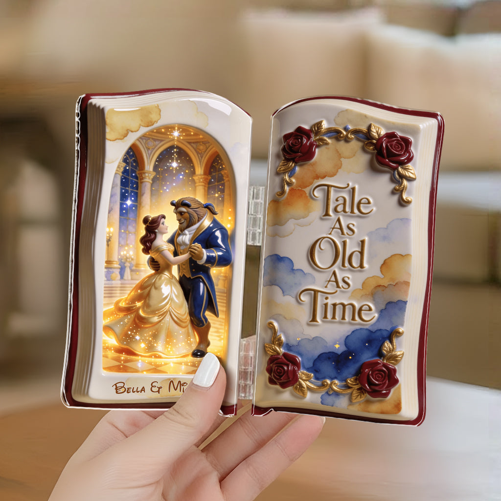 Tale As Old As Time - Personalized Beauty And The Beast Acrylic Diptych