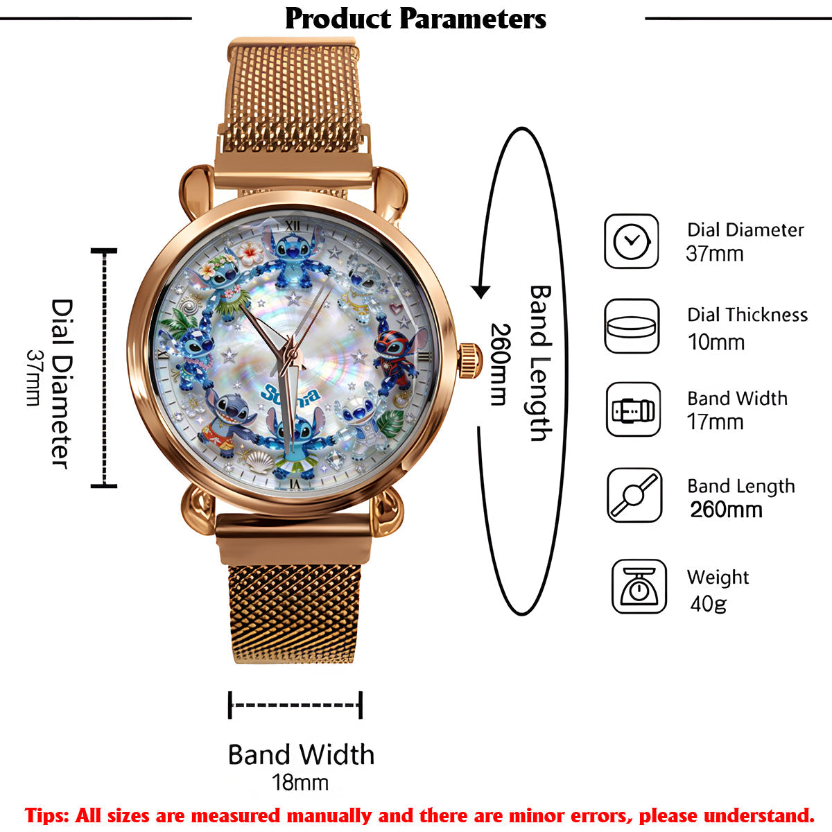 Ohana Means Family - Personalized Ohana Women Hand Watch