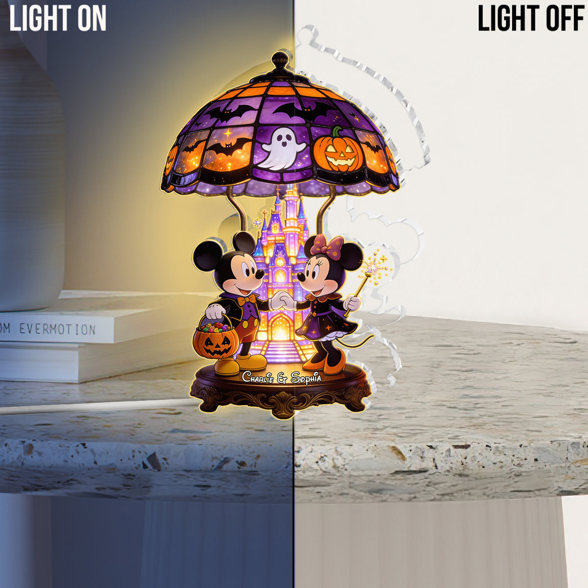Magical Couple - Personalized Dream Trip Acrylic LED Night Light