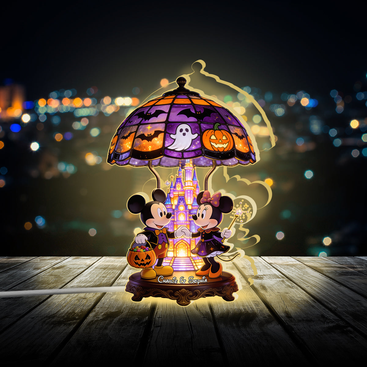 Magical Couple - Personalized Dream Trip Acrylic LED Night Light