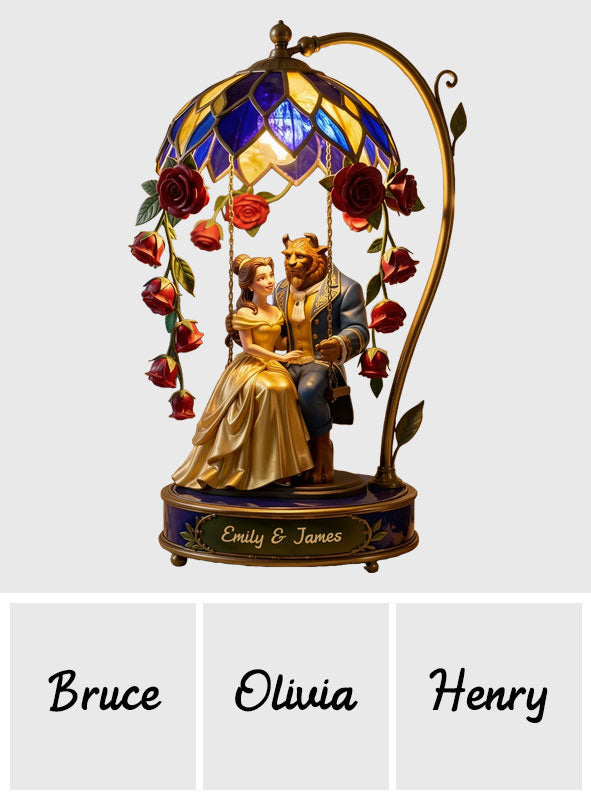 Tale As Old As Time - Personalized Beauty And The Beast Acrylic LED Night Light