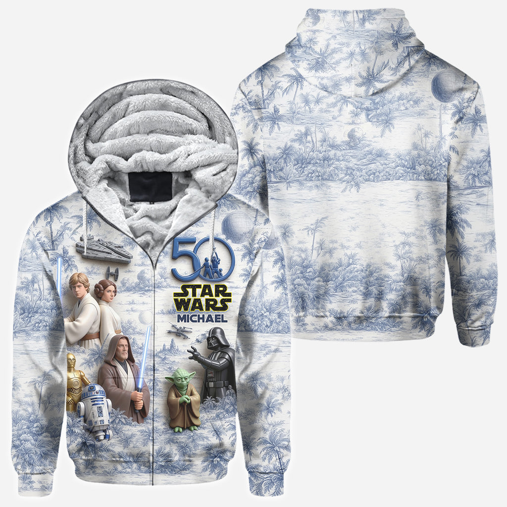 50 Years Celebration - Personalized The Force All Over Shirt