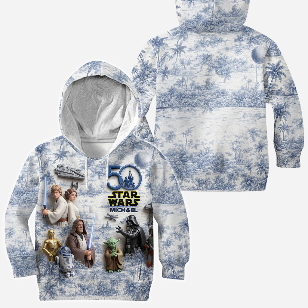 50 Years Celebration - Personalized The Force All Over Shirt