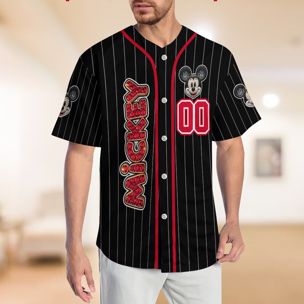 Magical Moments - Personalized Mouse Baseball Jersey