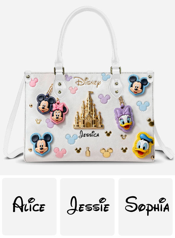Friends - Personalized Mouse Leather Handbag