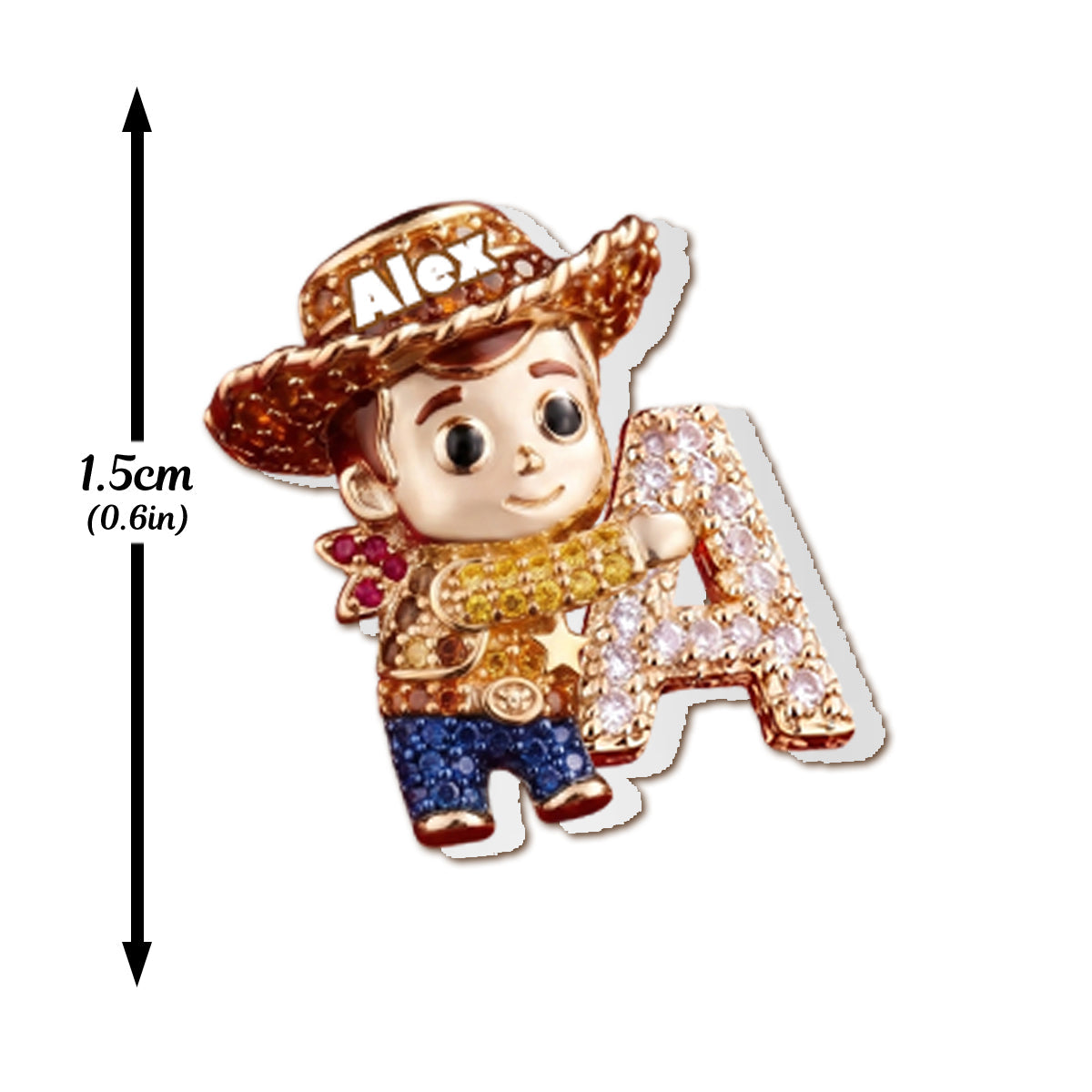 Toy Letter - Personalized Movie For Kids Stud Earrings