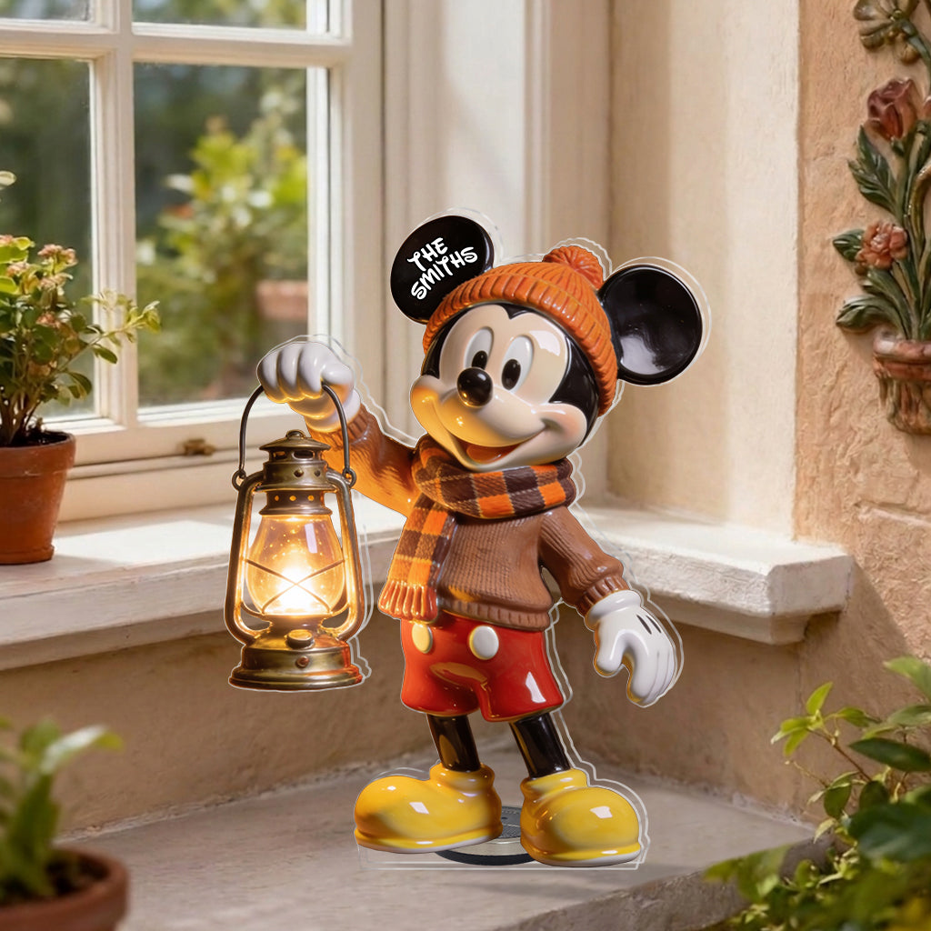Magical Autumn - Personalized Mouse Solar Acrylic Light