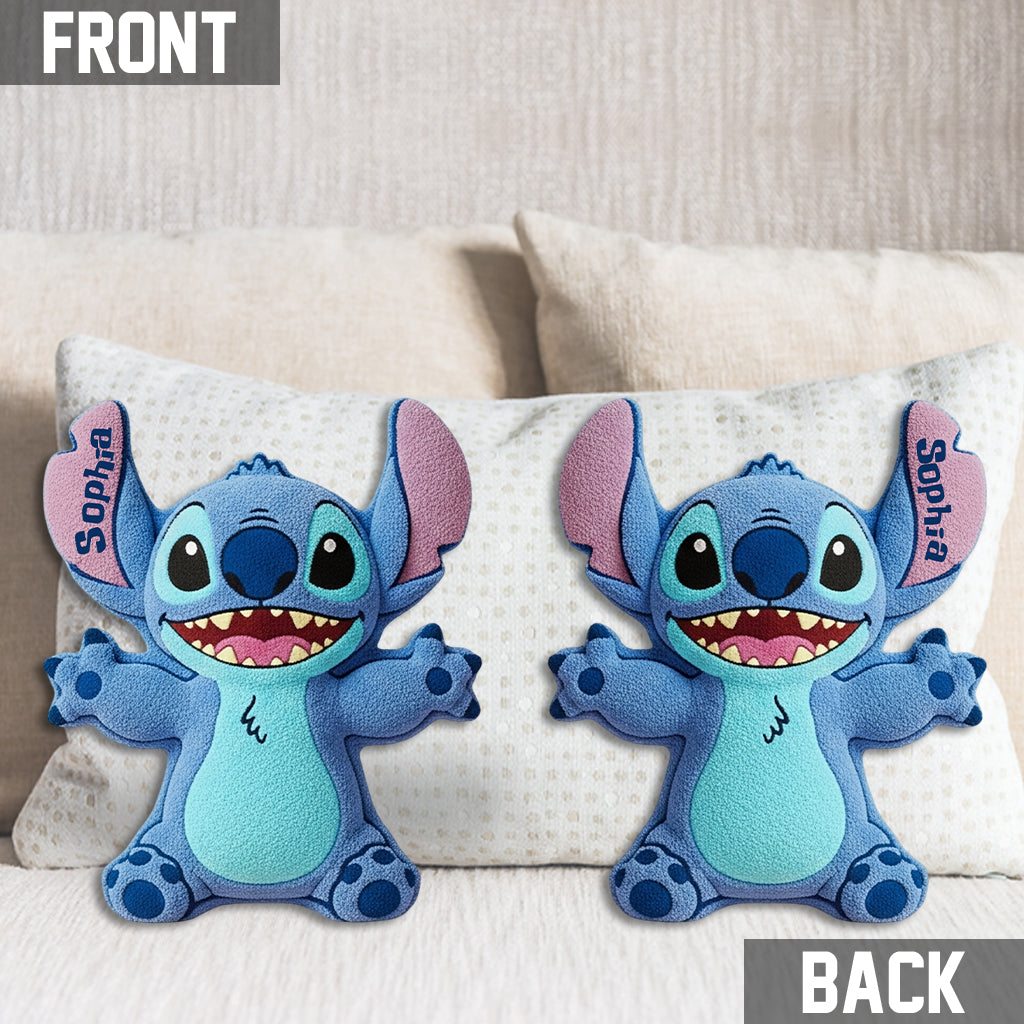 Ohana Means Family - Personalized Ohana Shaped Pillow