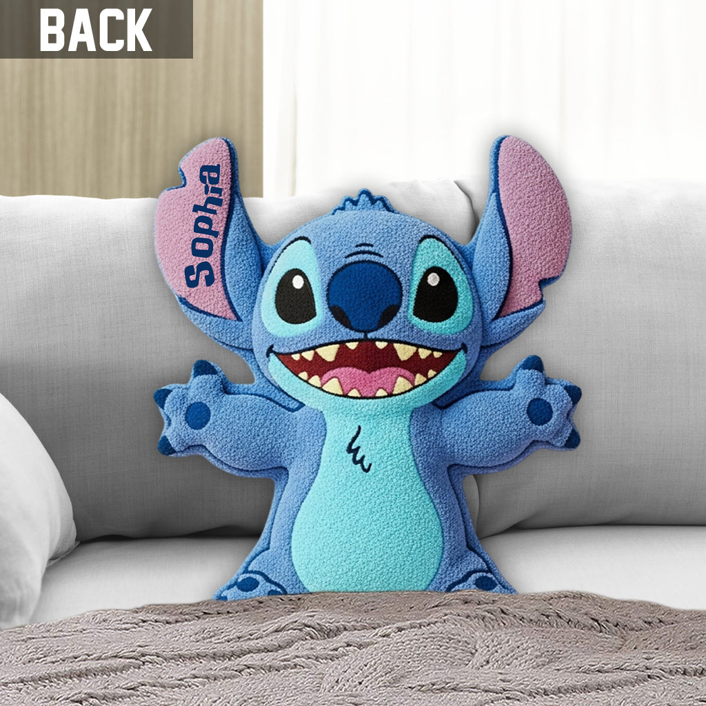 Ohana Means Family - Personalized Ohana Shaped Pillow