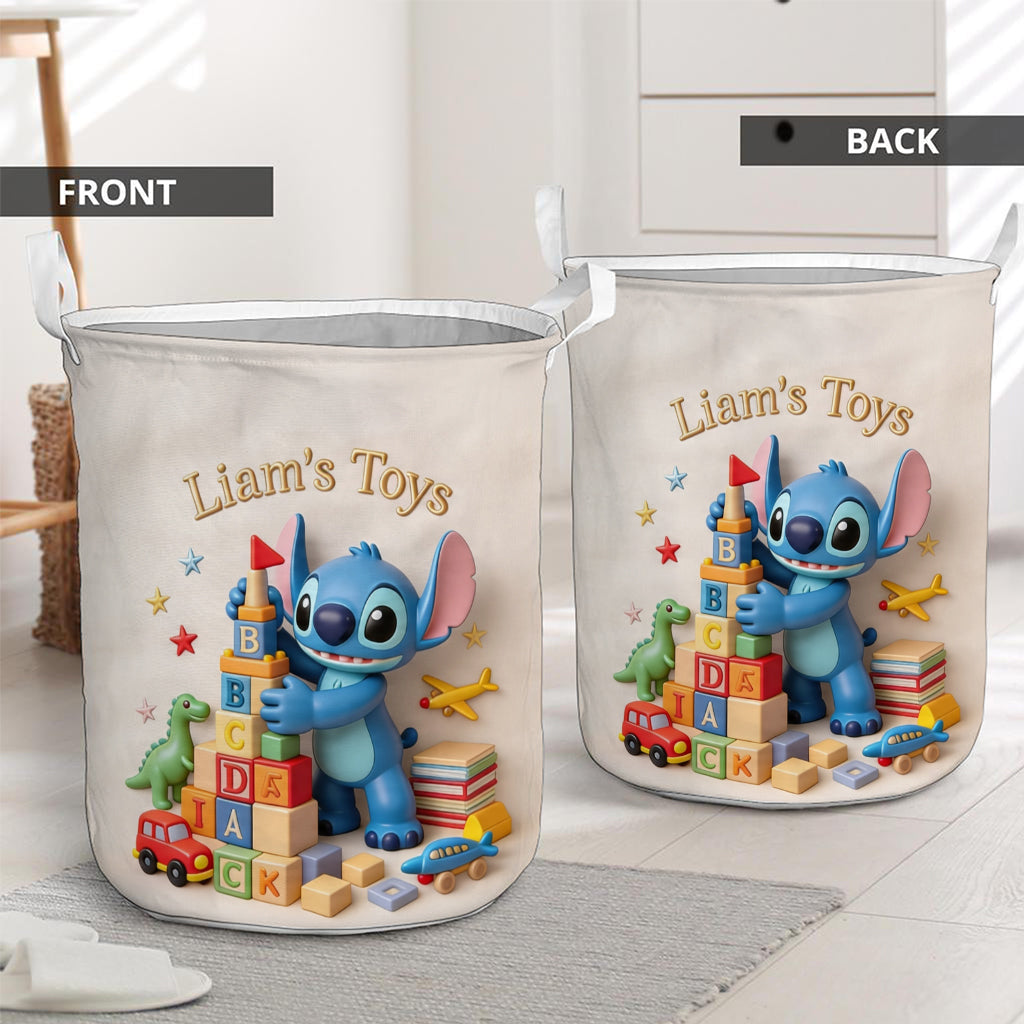 Toy Storage Basket - Personalized Ohana Storage Basket