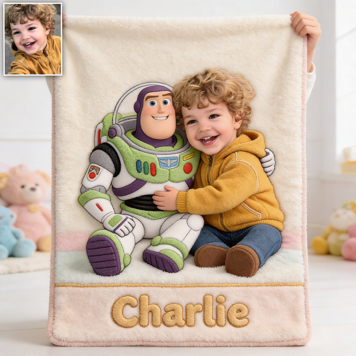Toy Friends - Personalized Movie For Kids Blanket