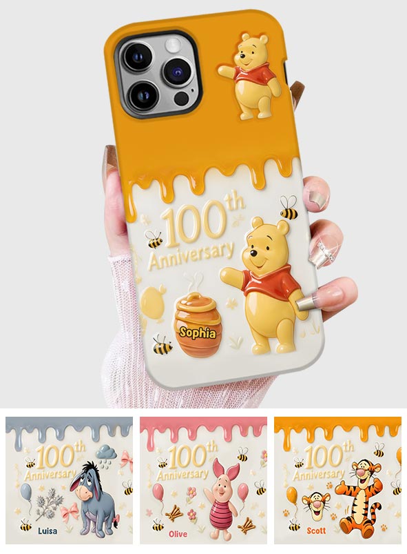 Honey Bear 100th Anniversary - Personalized Bear Full Print Phone Case