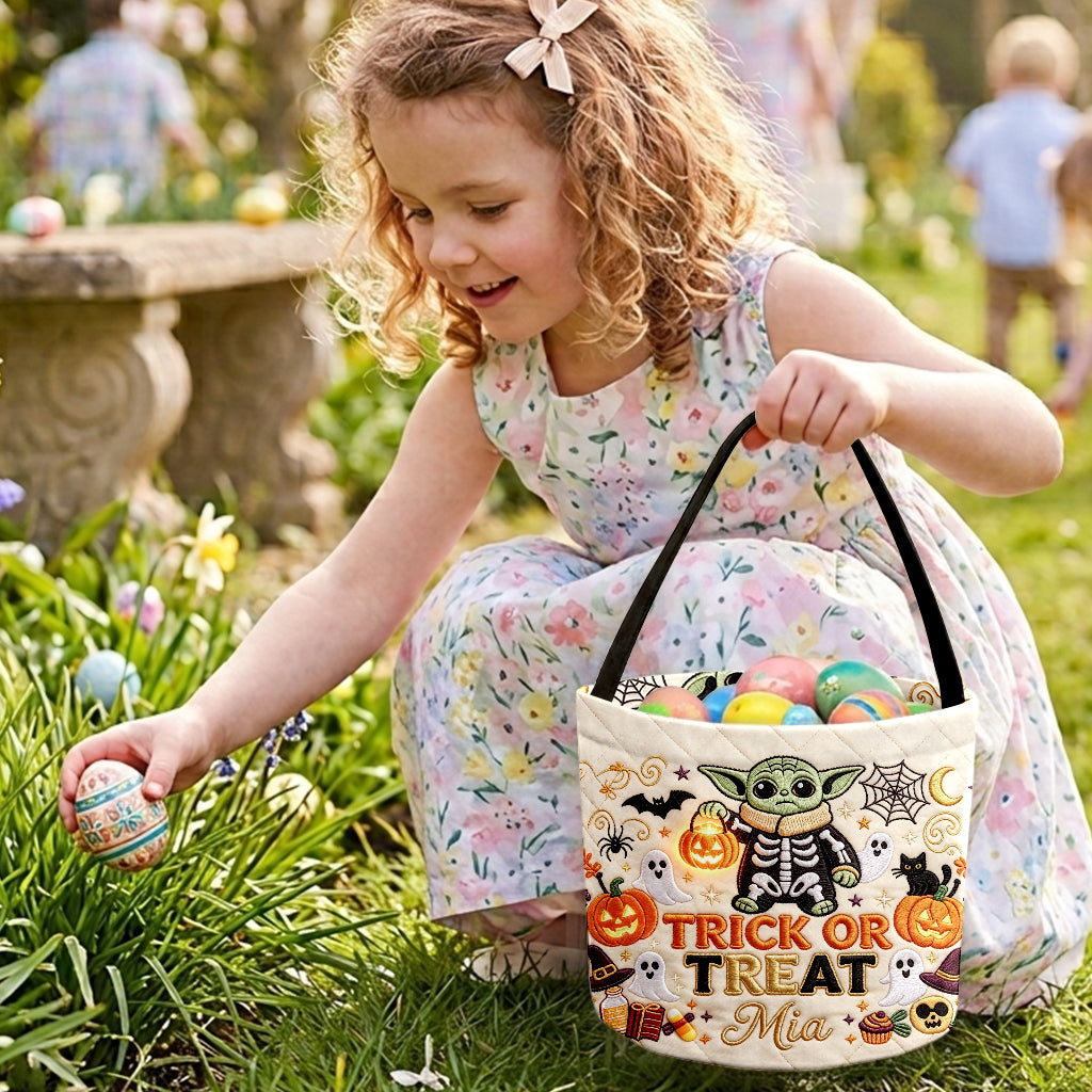 Trick Or Treat - Personalized The Force Canvas Bucket Bag