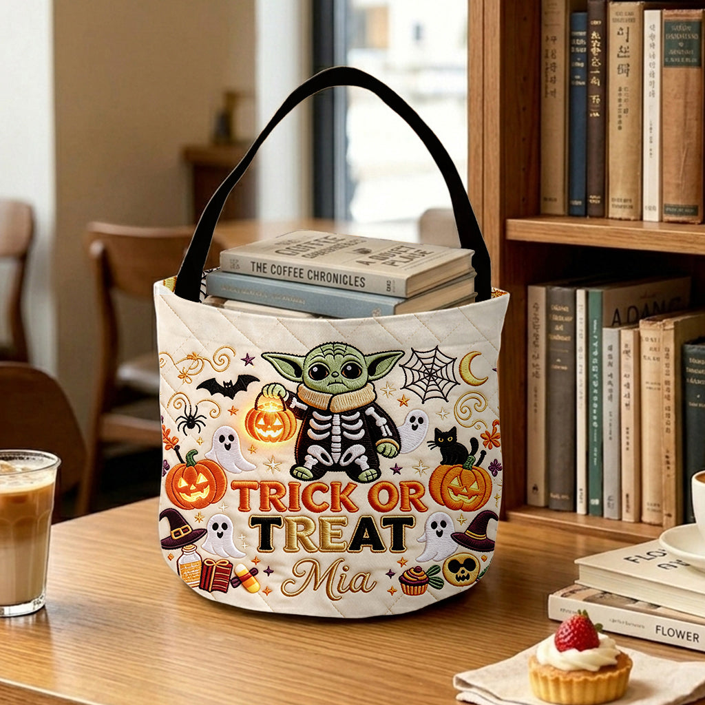 Trick Or Treat - Personalized The Force Canvas Bucket Bag