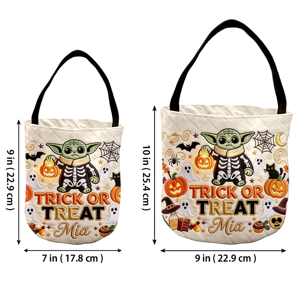 Trick Or Treat - Personalized The Force Canvas Bucket Bag