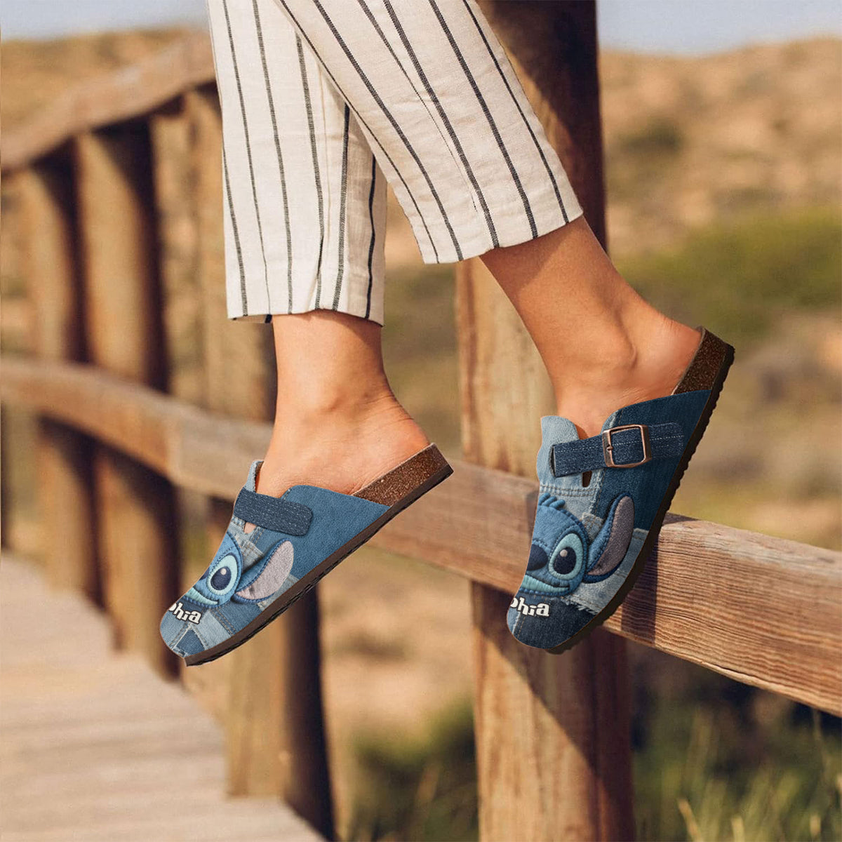 Blue Ohana - Personalized Ohana Clogs With Arch Support