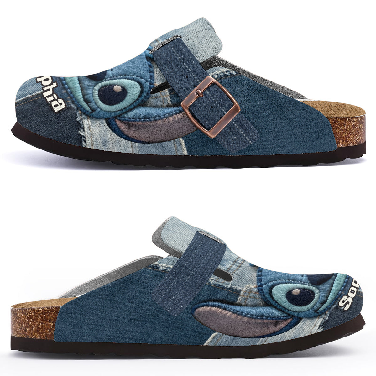 Blue Ohana - Personalized Ohana Clogs With Arch Support