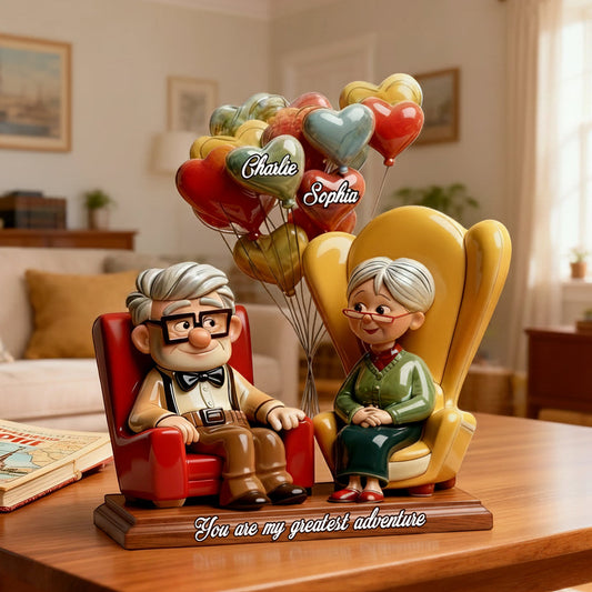 You Are My Greatest Adventure - Personalized Mouse Custom Shaped Acrylic Plaque