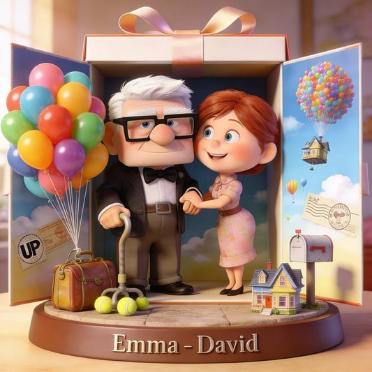 You Are My Greatest Adventure - Personalized Up Movie Couple Custom Shaped Acrylic Plaque