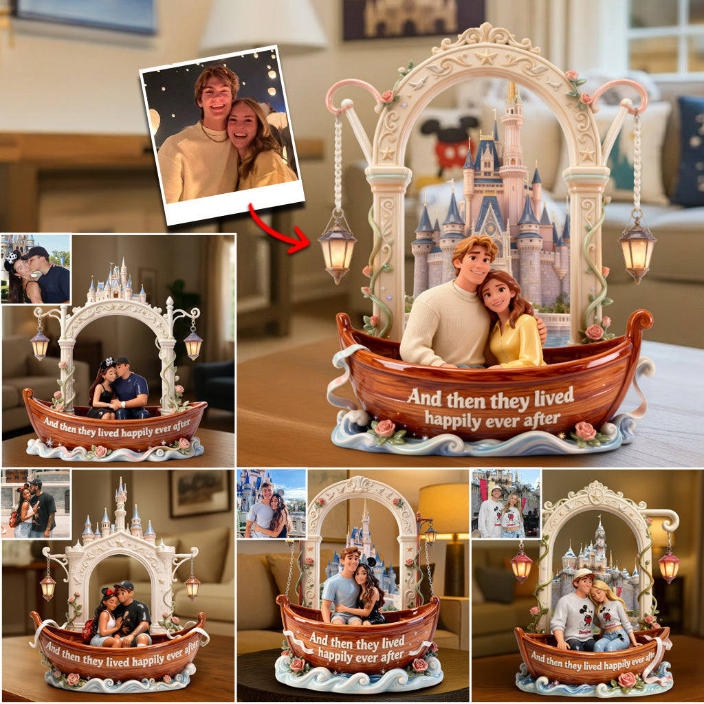 Magic Castle Lovers - Personalized Mouse Custom Shaped Acrylic Plaque