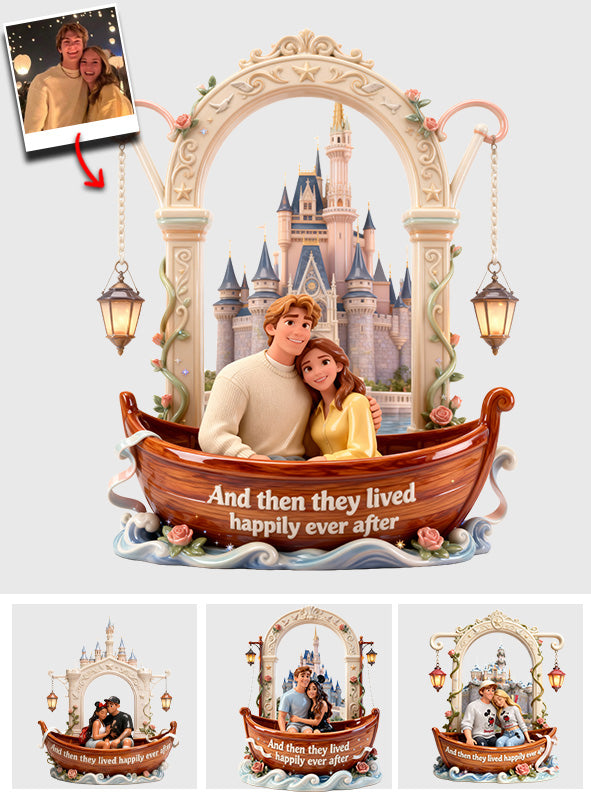 Magic Castle Lovers - Personalized Mouse Custom Shaped Acrylic Plaque