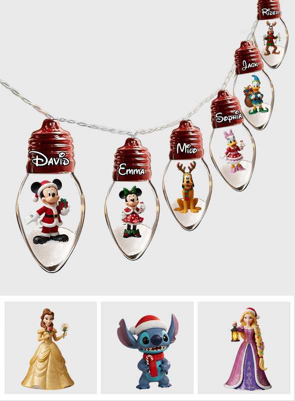 Magical Christmas 2025 - Personalized Mouse String Lights