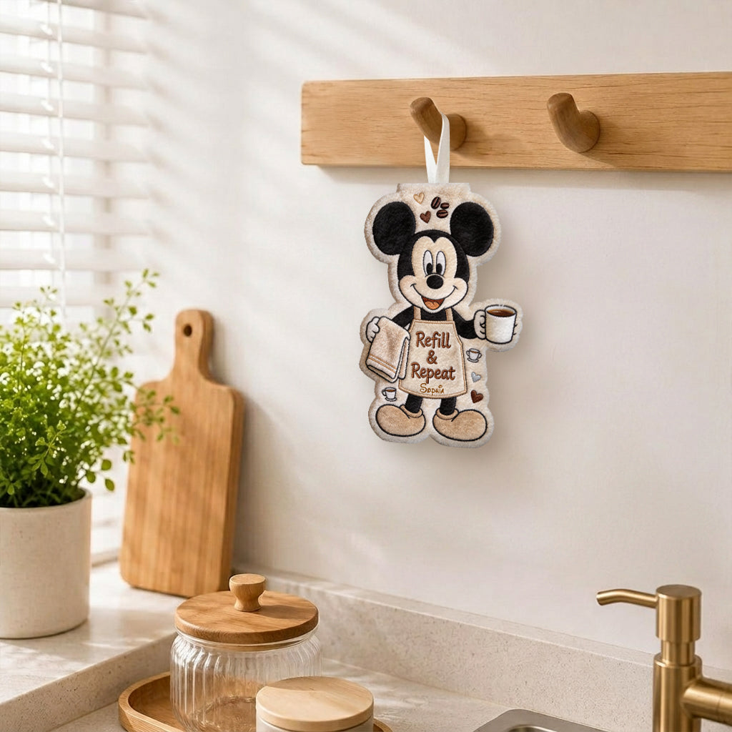 Refill & Repeat - Personalized Mouse Hand Towel