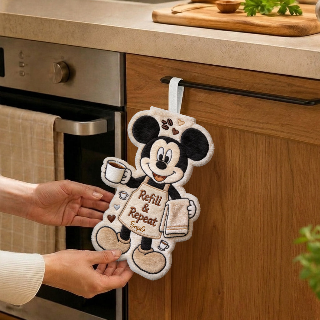 Refill & Repeat - Personalized Mouse Hand Towel