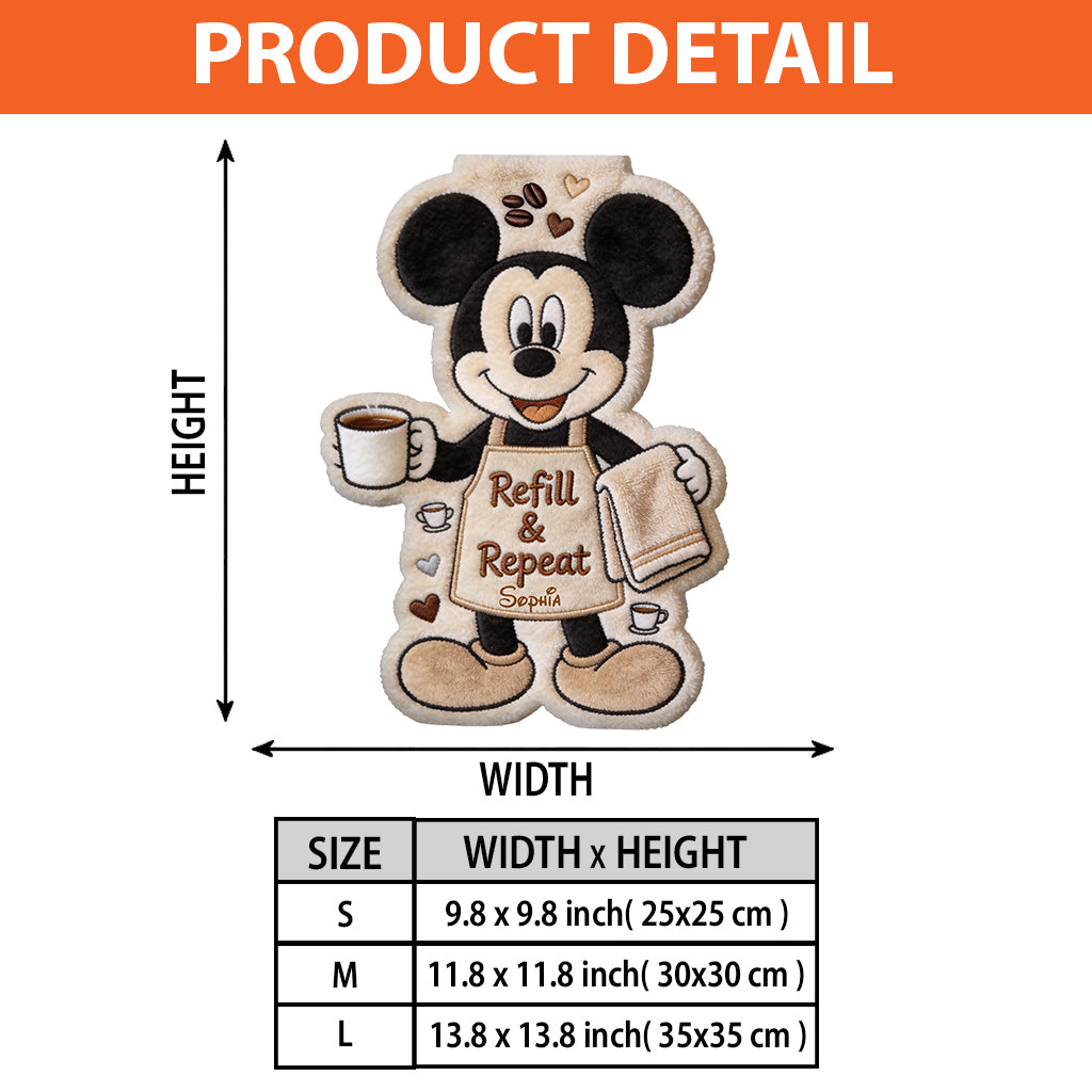 Refill & Repeat - Personalized Mouse Hand Towel