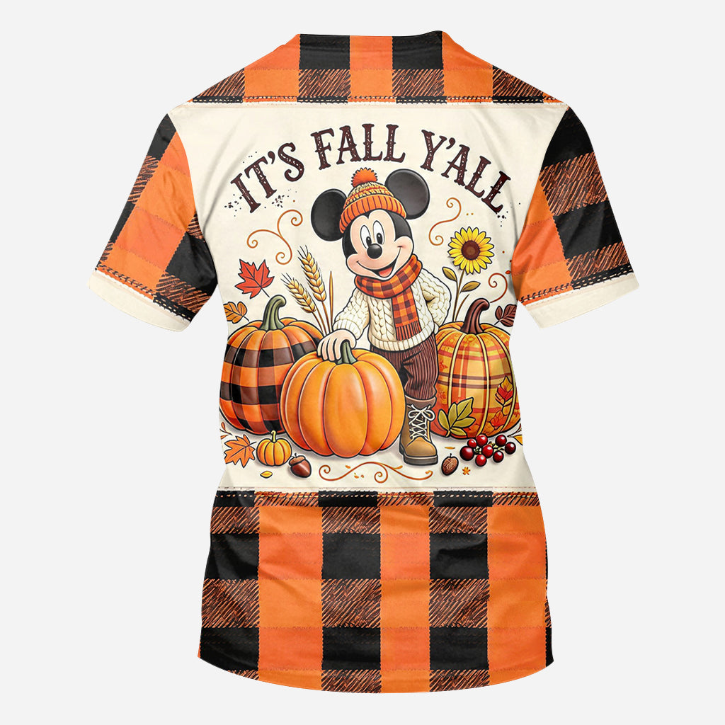It's Fall Y'all - Personalized Mouse All Over Shirt