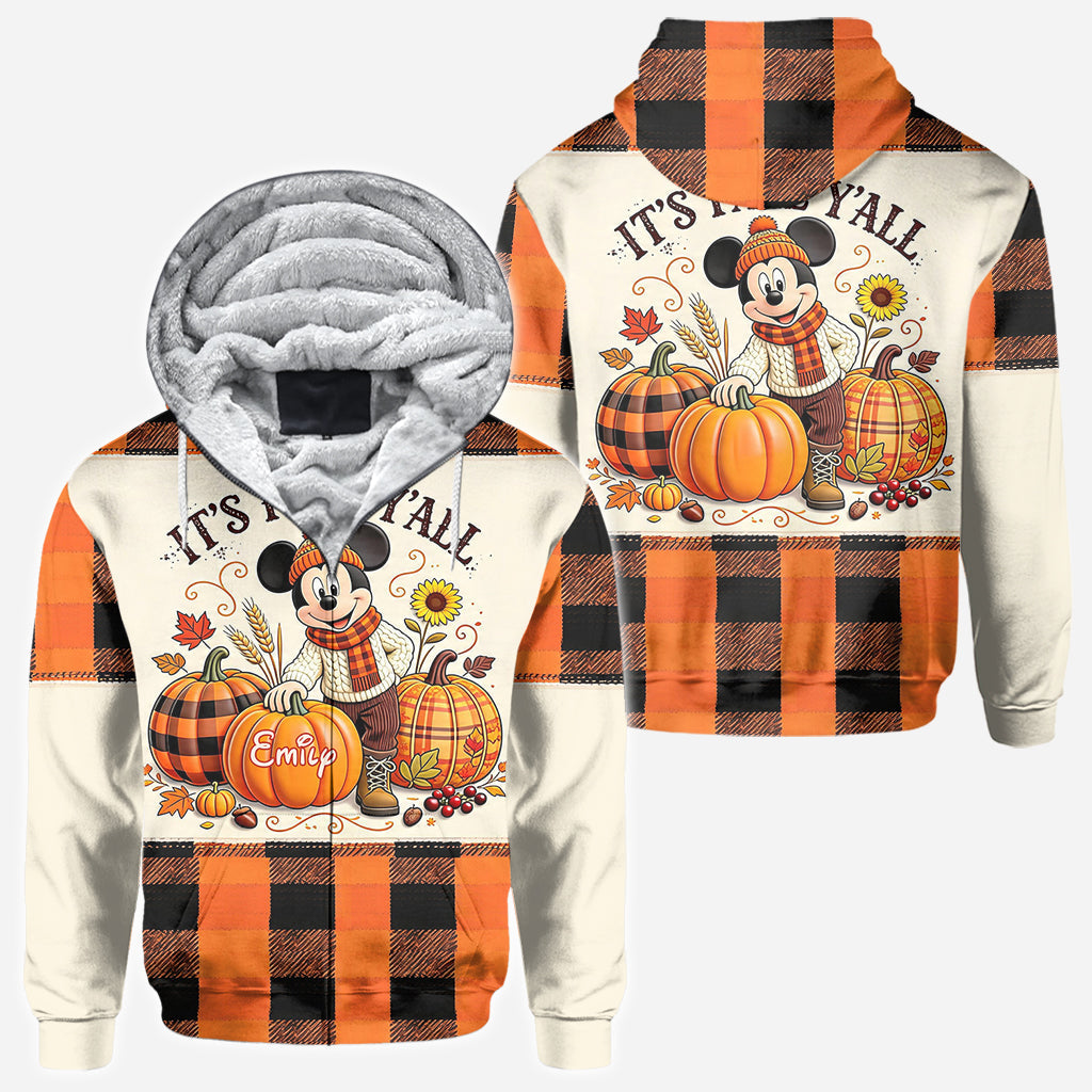 It's Fall Y'all - Personalized Mouse All Over Shirt