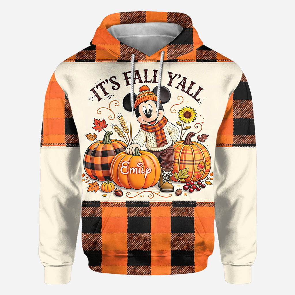 It's Fall Y'all - Personalized Mouse All Over Shirt