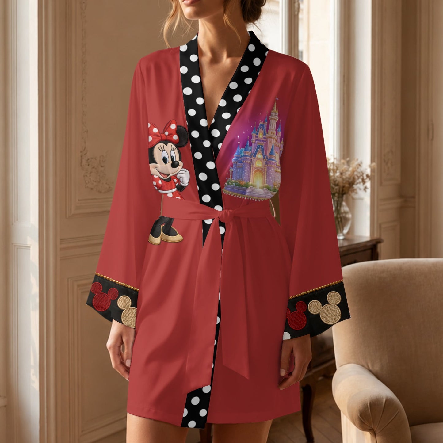 Magical Couple - Personalized Mouse Satin Robe