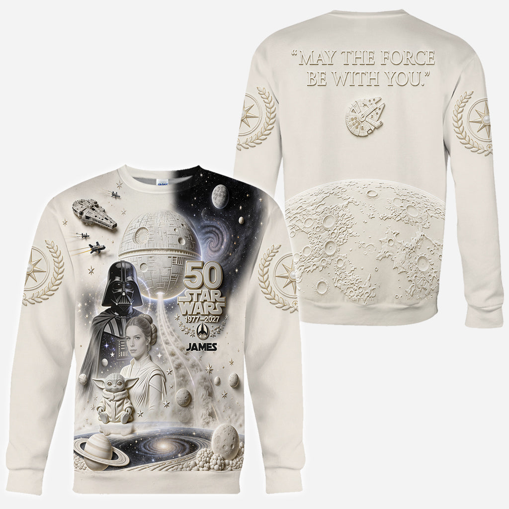 Dark Side 50th Anniversary - Personalized The Force All Over Shirt